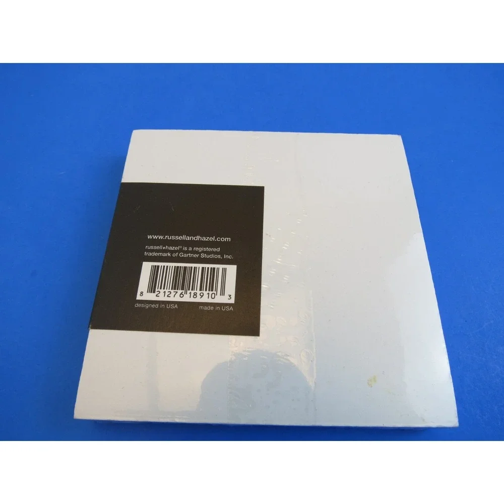 Russell + Hazel Memo Sticky Notes, Marble, 4” x 4”, 3 Pads, 50 Sheets Each